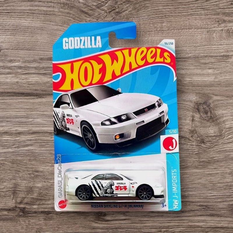 HOT WHEELS GODZILLA PUTIH - NISSAN SKYLINE GT-R [BCNR33]