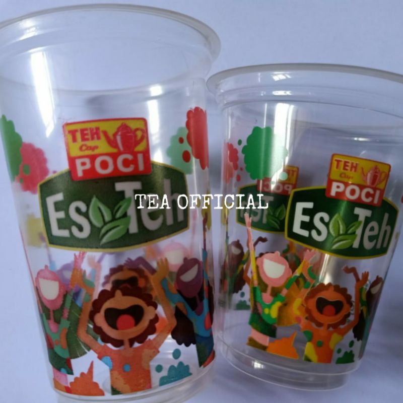 PROMO  CUP TEH POCI / CUP TEH CAP POCI / GELAS TEH POCI / GELAS TEH CAP POCI