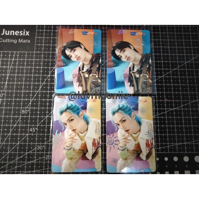 OFFICIAL PHOTOCARD STRAYKIDS ULTRAMILK FELIX JEONGIN I.N
