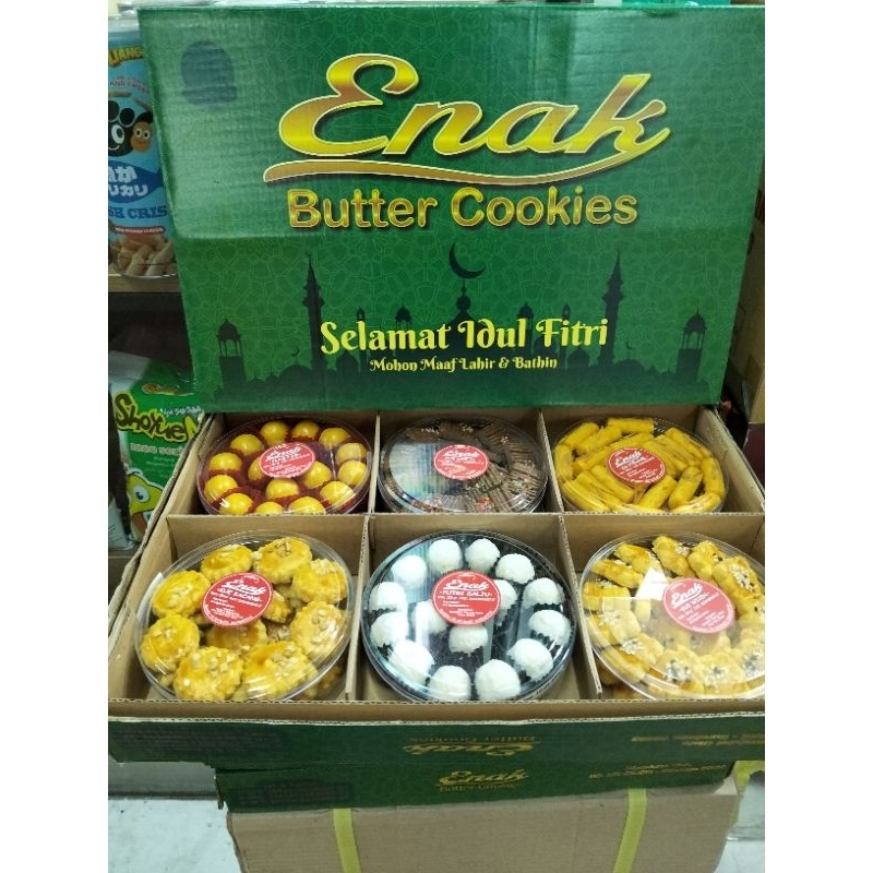 

KUE KERING PARCEL IDUL FITRI | BUTTER COOKIES "ENAK".
