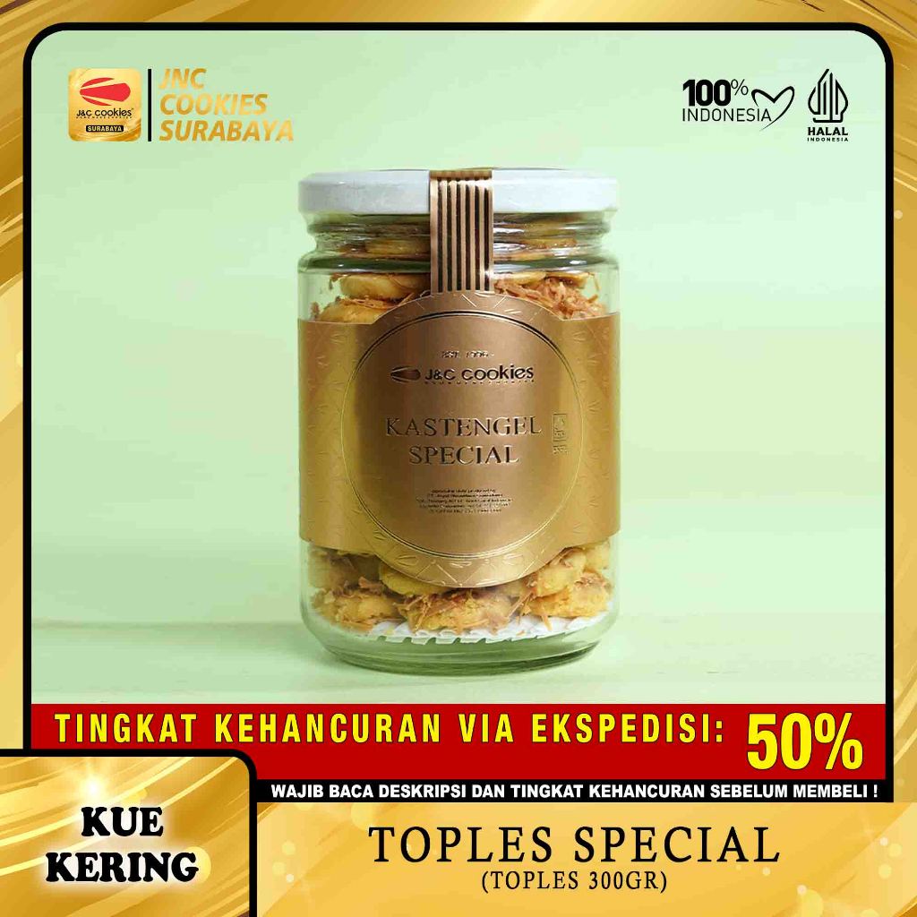 

Kue Kering Kaastengel Special/ Kaastengels Special (Toples Special) - Kue Kering JNC Cookies Surabaya - J&C Cookies - Kue Lebaran Kue Kering Lebaran Kue Kering Idul Fitri Kue Kering Idul Adha Kue Natal Kue Kering Natal Cookies Premium Kue Kering Premium