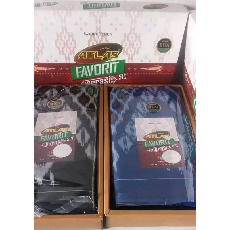 sarung atlas serasi# polos hitam# polos putih