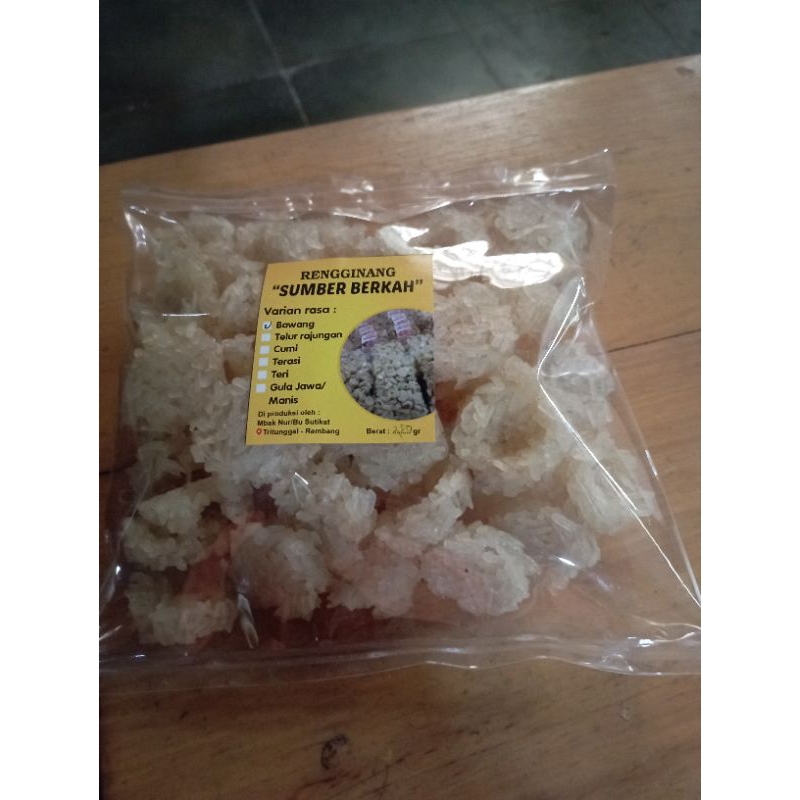 

Rengginang Bawang 250 gr