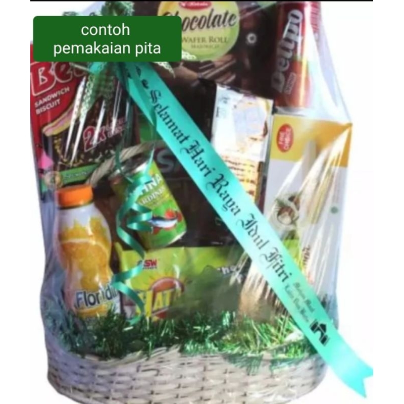 

1 Roll Pita Kado Idul Fitri Pita Selempang Parcel Lebaran