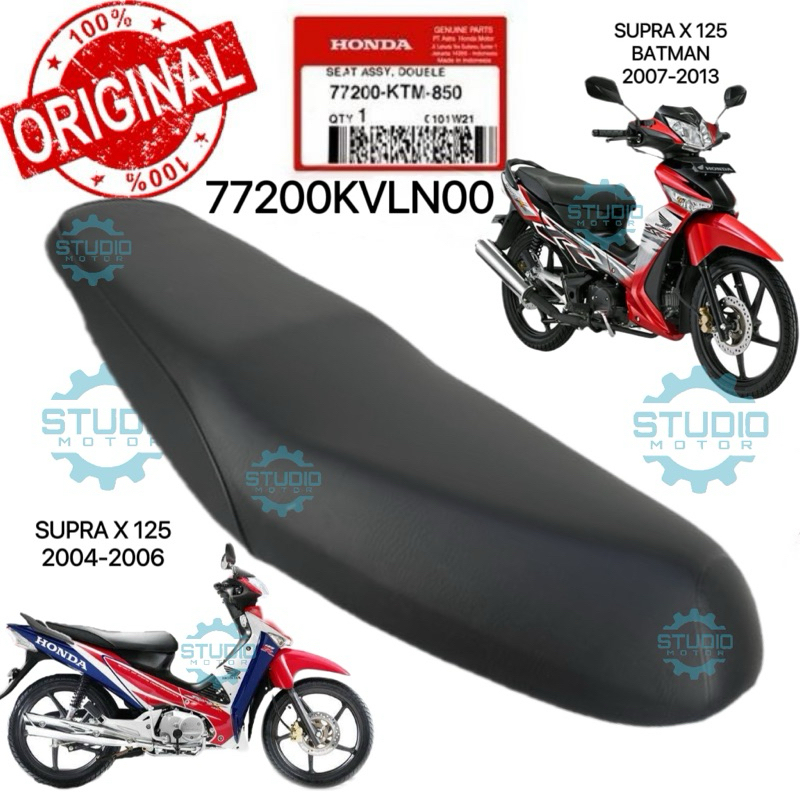 Jok Sadel Komplit Set Supra X 125 Lama dan New Batman 77200-KTM-850 KVL-N00-N20