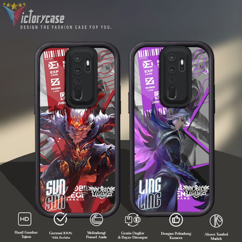 Case Premium Compatible For OPPO A5 A9 2020 Motif [ MLBB  ] Casing Softcase Glossy Anti Jamur