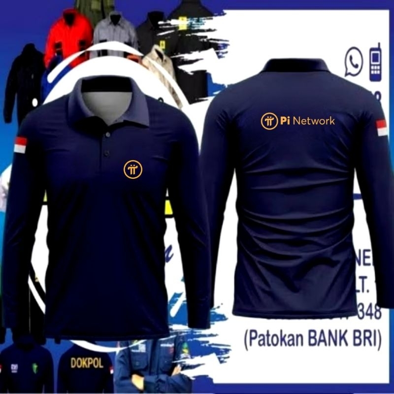 Kaos Pi network baju Pi network seragam Pi network Pdh Pi network kaos kerja Pi network baju kerja P