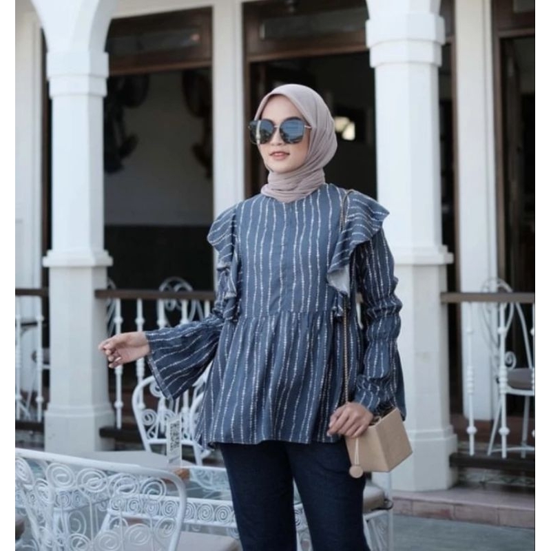 Preloved blouse Vanilla Hijab