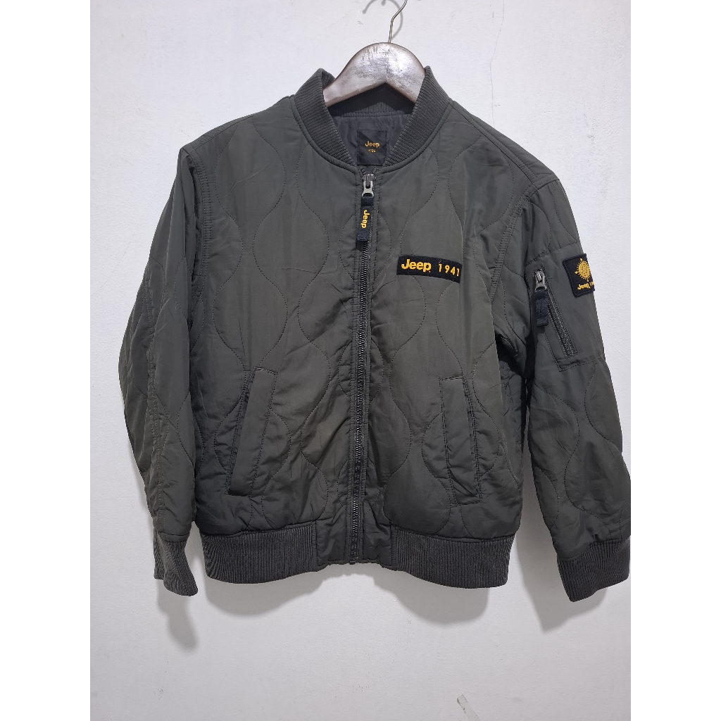Jaket Original JEEP Kids Gelembung Tebal Usia 9-11 Tahun