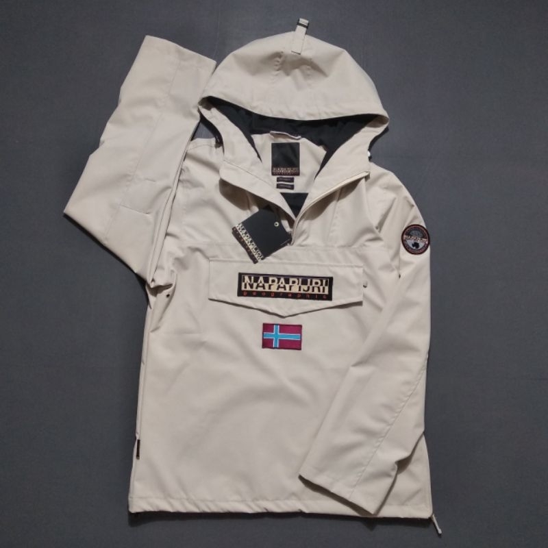 JAKET CAGOULE ANORAK NAPAPIJRI CREAM