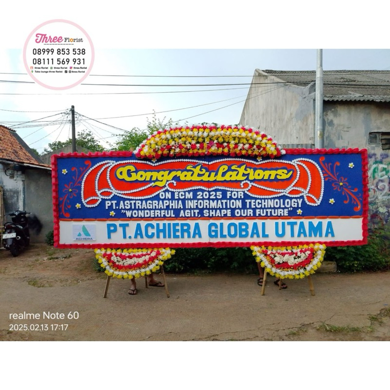 bunga papan selamat // karangan bunga papan ucapan congratulations // karangan bunga papan ucapan