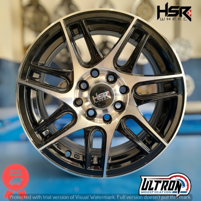 Velg Mobil ring 14 HSR WURZBURG CS R14 Lebar 6 rata buat calya agya