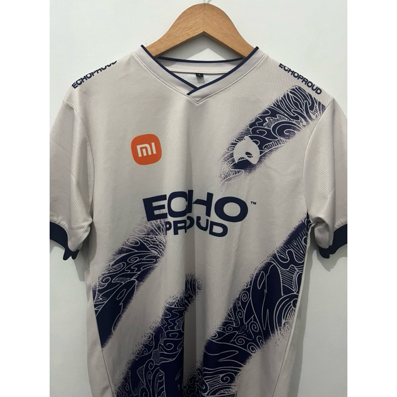 jersey echo putih ukuran L second