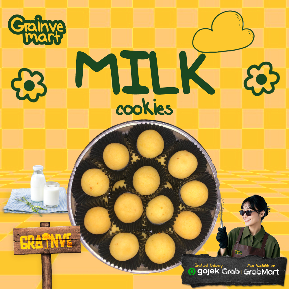 

PETITE MILK COOKIES kue kukis bola susu