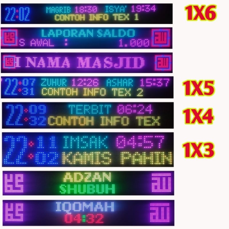 Promo kontroller jws multi panel p10rgb, 3-8 panel