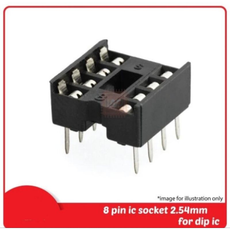 SOKET IC 8PIN 2X4 SOKET IC 2X4 8PIN SOKET IC 8 PIN 2X4 SOKET IC 8P SOKET IC 2X4 8 PIN