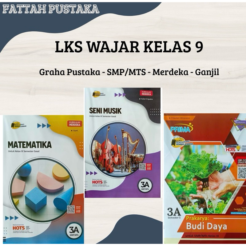 Buku LKS KARTIKA SIMPATI GRAHADI SMP/MTS KLS 9 MERDEKA GANJIL 2024/2025