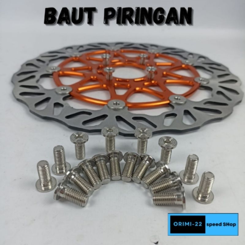 baut disc stainless baut cakram stainless baut L disc cakram stainlyss stenlis bagus ( harga persatu