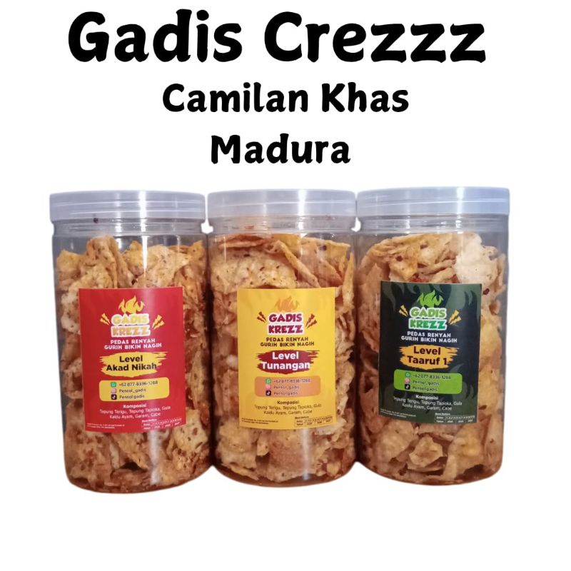 

GADIS CREZZZ Camilan Keripik Khas Madura 200 gr