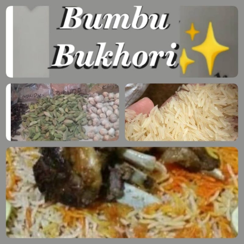 

paket nasi Bukhori komplit 500gr free kismis