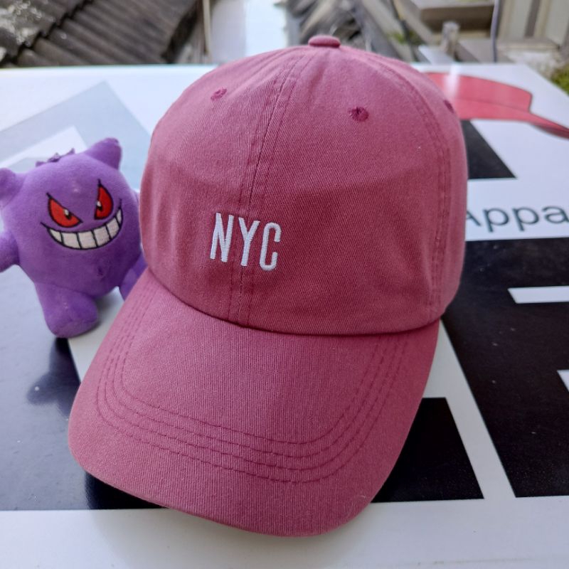 TOPI SIMPLE CAP NYC MAROON scnd