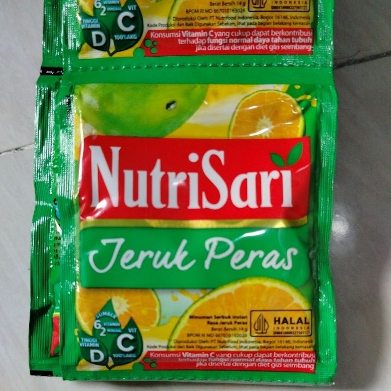 

Nutrisari Jeruk Peras