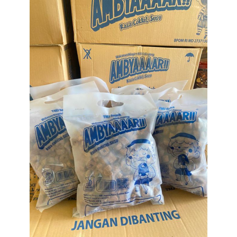 

Snack Ambyar Rasa coklat susu. isi 10 bag