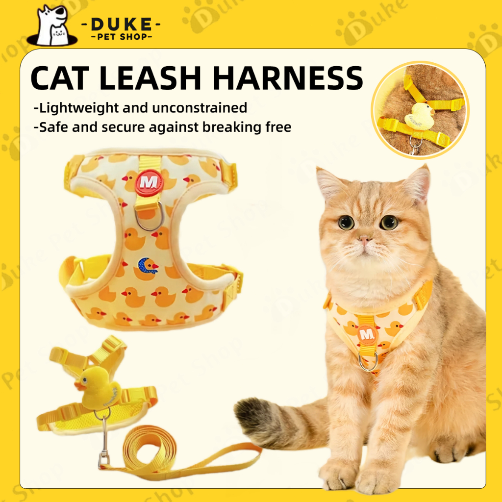 TALI KUCING HARNESS ANJING KUCING TALI TUNTUN KUCING TALI KUCING HARNESS KUCING ROMPI BAJU KUCING