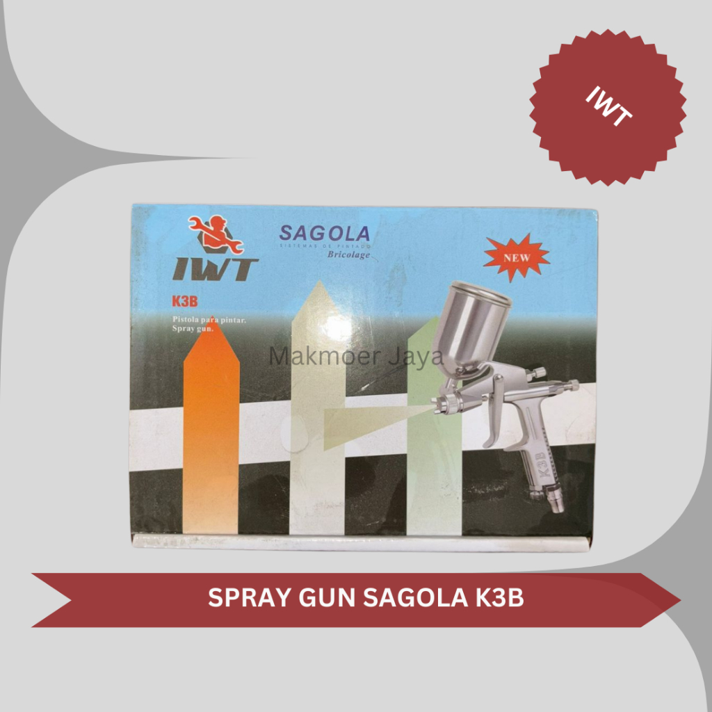 Spray Gun Sagola K3B IWT Tabung Atas