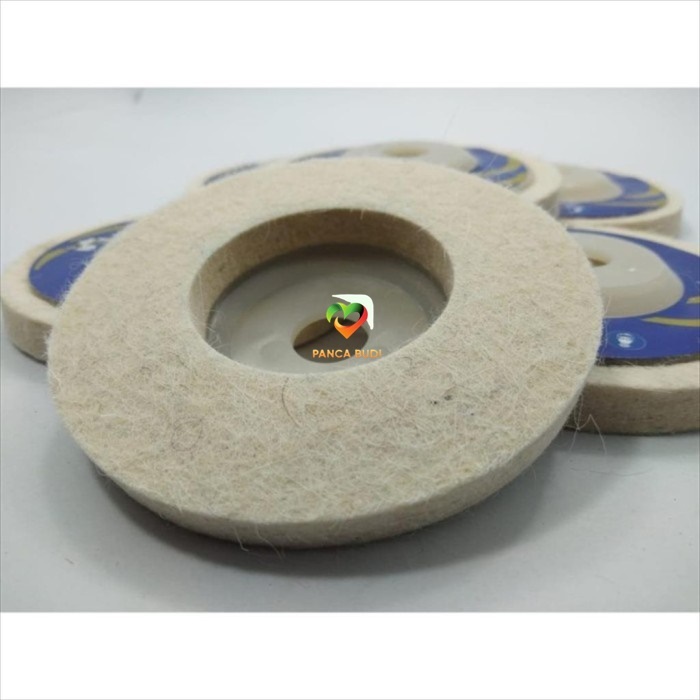 BATU GERINDA POLES WOL / GRINDING WOOL / POLISHING WOOL 4" INCH BENZ