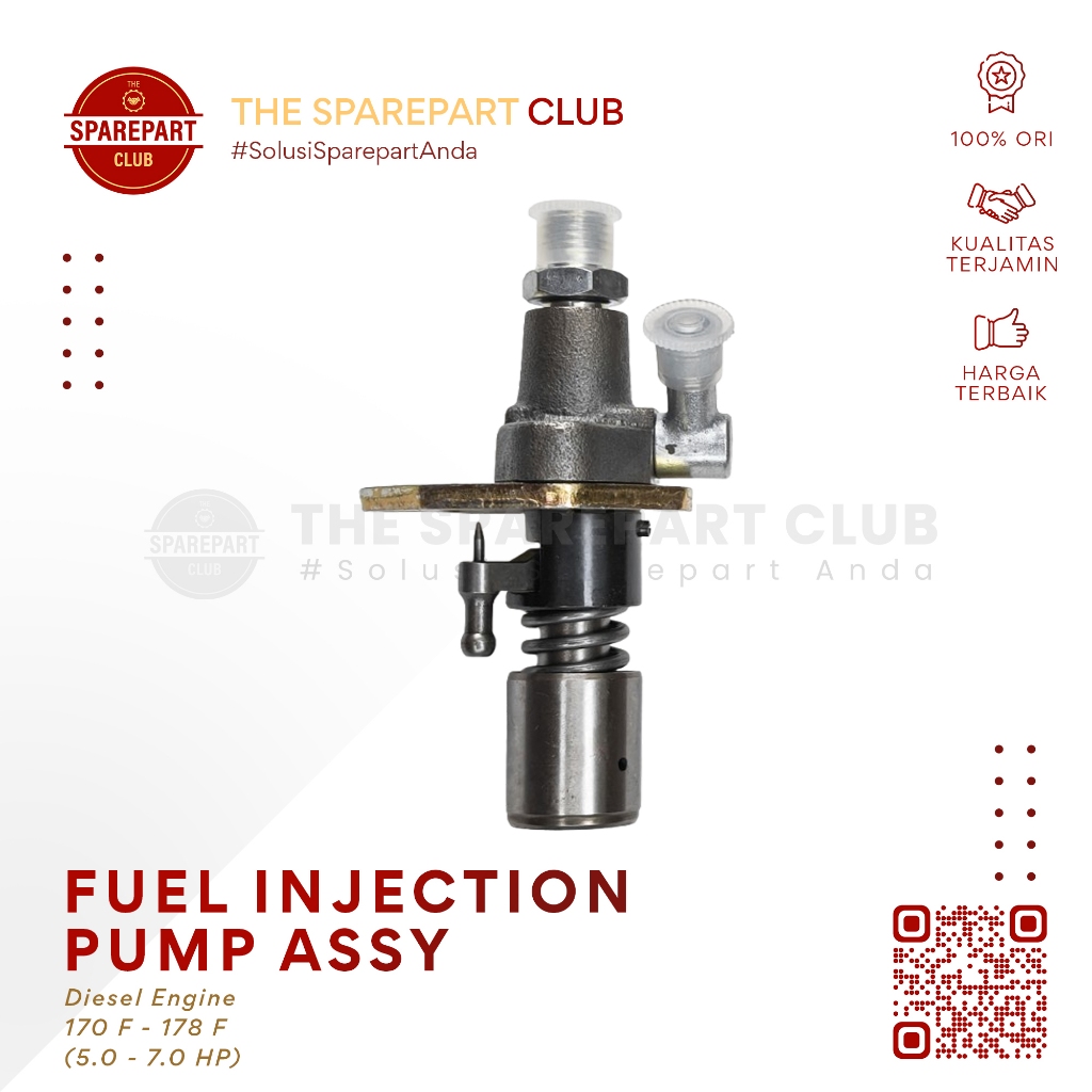 Pompa Solar Rumah Plunger Mesin Diesel Engine 170F 170 F 173F 173 F 178F 178 F - Fuel Injection Pump
