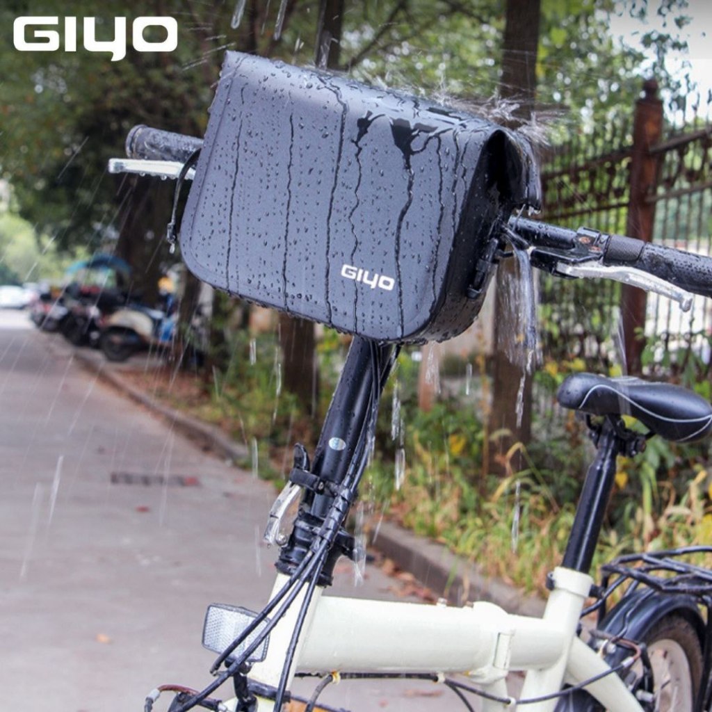 GIYO Tas stang Sepeda Lipat Gravelis Kalcer Estetik Waterproof Multifungsi Tas Pinggang Slingbag Han