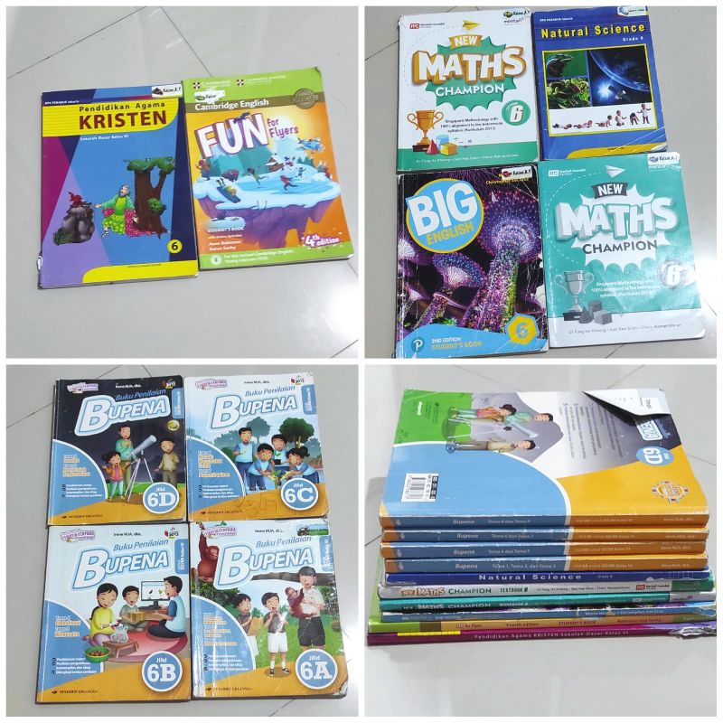 Buku Pelajaran Grade 6 Eks BPK Penabur