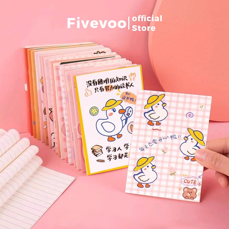 

FIVEVOO Buku Ukuran A5/ Notepad /Buku Tulis / Book A5/ Buku Tulis Motif Lucu/ Buku Tulis Aesthetic