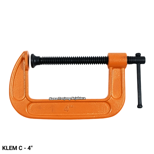 KLEM C 4" / ALAT PENJEPIT CATOK KAYU 4 INCH / CLAMP C 4"