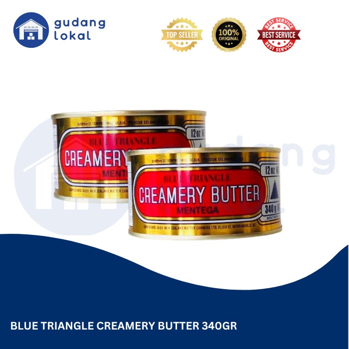 

BUTTER SEGITIGA 340 GR / BLUE TRIANGLE BUTTER