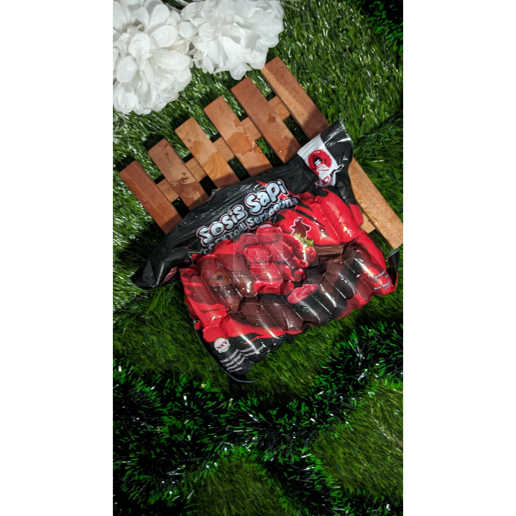 

Ayoma Sosis Sapi Cocktail Serbaguna Warna Merah 500Gr