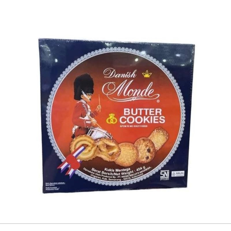 

Danish Monde Butter Cookies Kukis Mentega 454 Gram