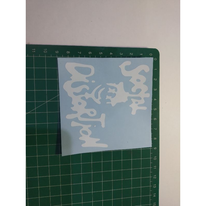 

stiker cutting social distortion