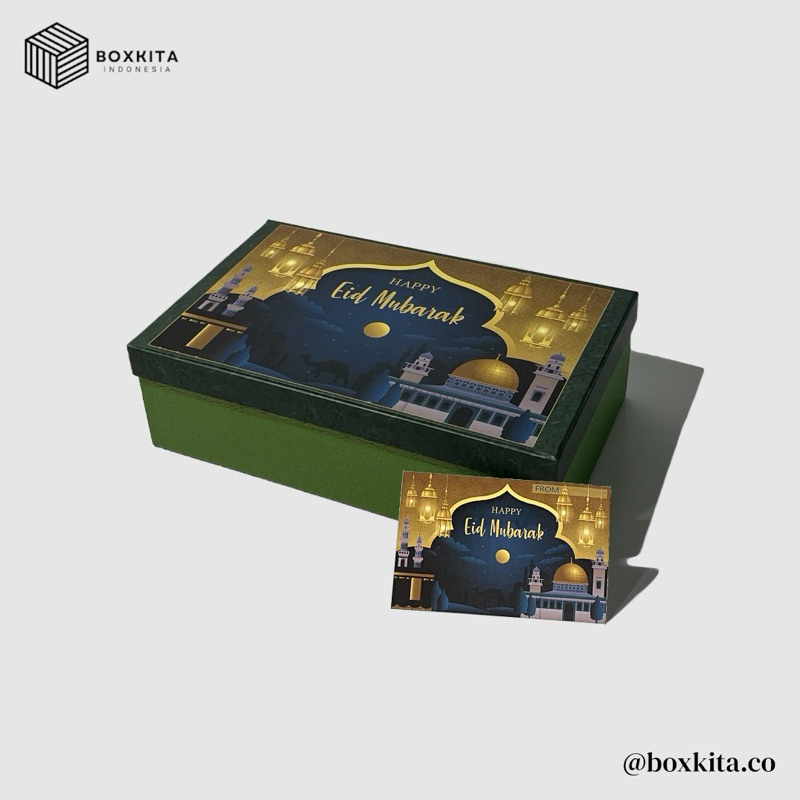 

Hardbox EID MUBARAK - 25cm x 15cm x 7cm