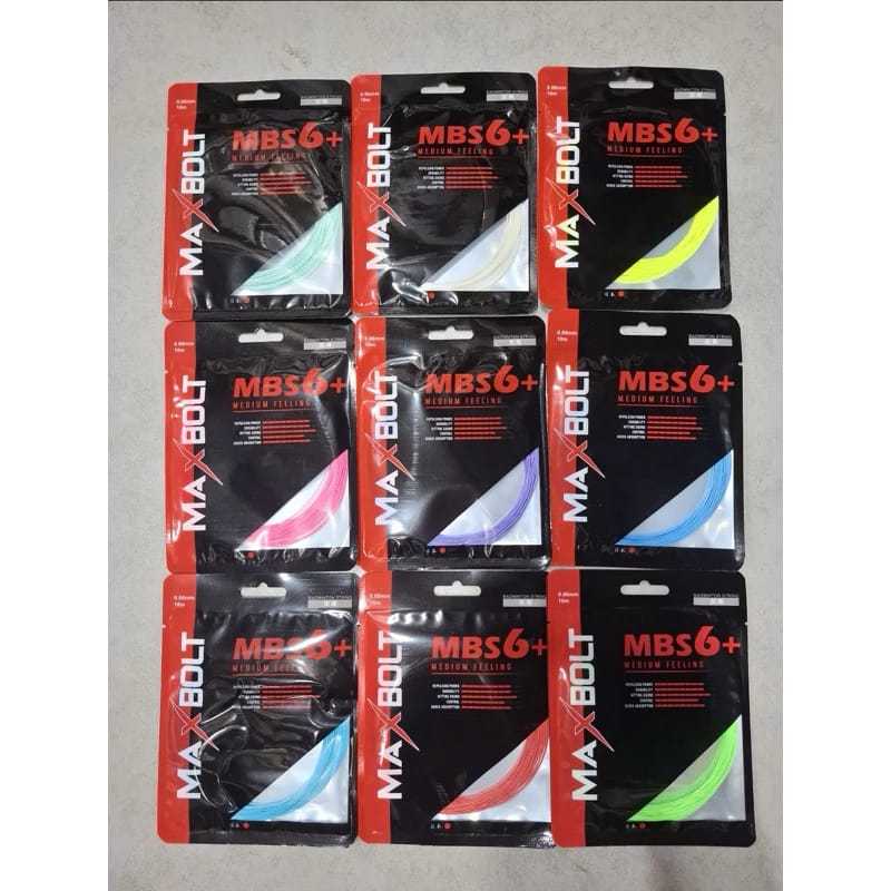 String / Senar Badminton Maxbolt Mbs 6+ Original Maxbolt