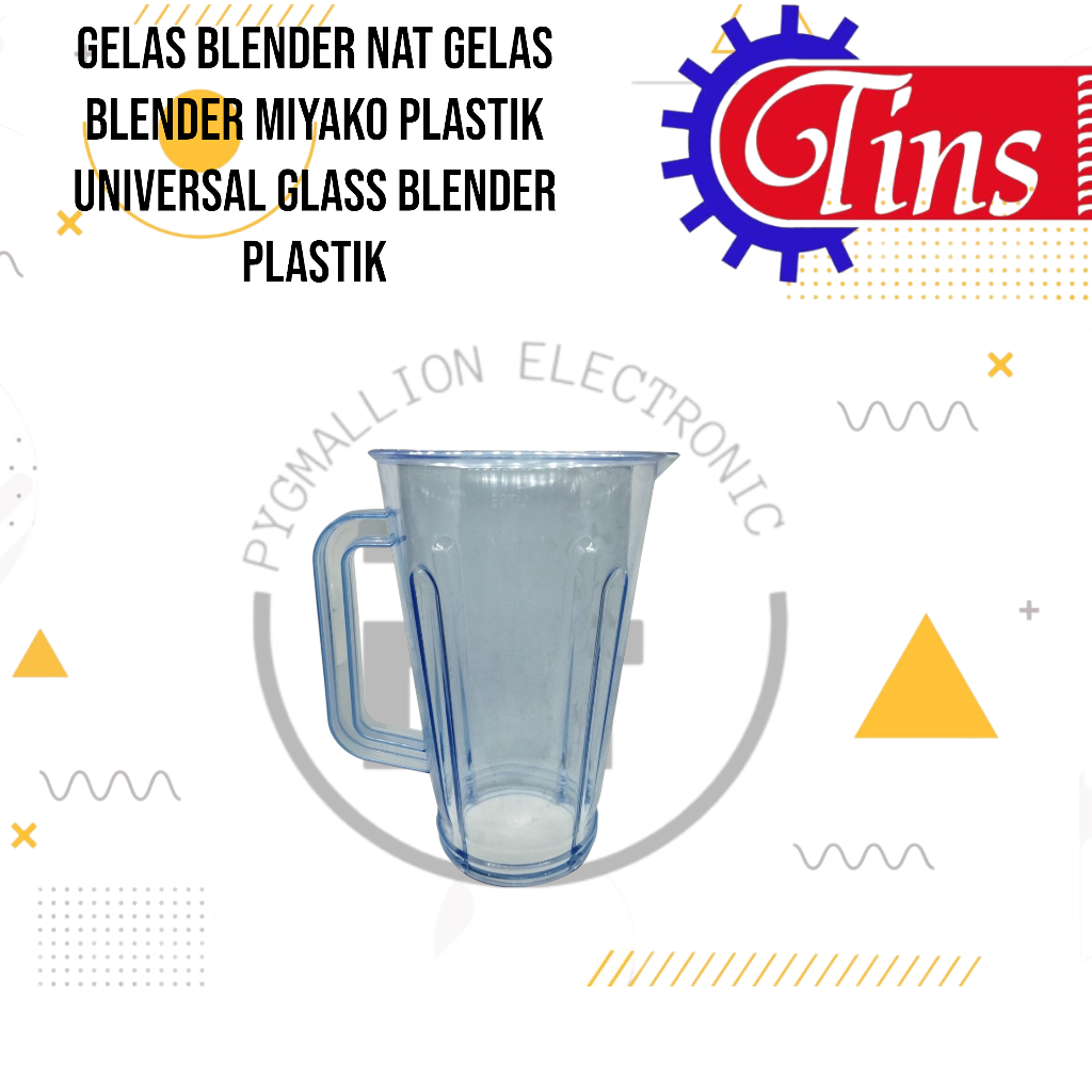 GELAS BLENDER NAT GELAS BLENDER MIYAKO PLASTIK UNIVERSAL GLASS BLENDER PLASTIK