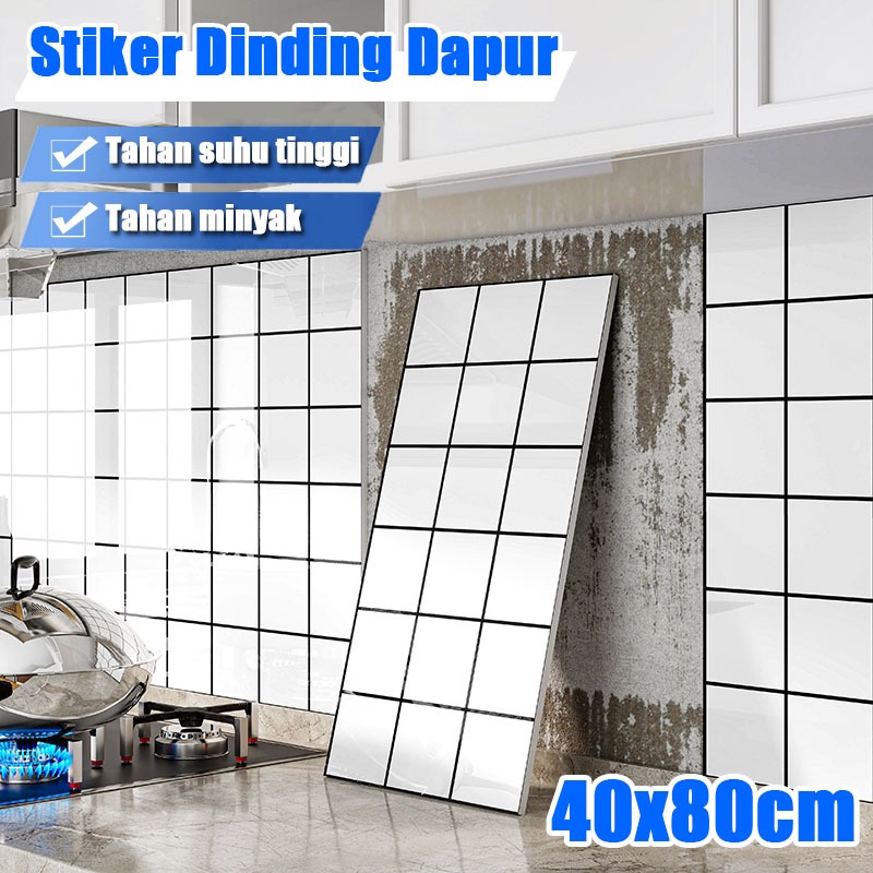 【80 tahun tidak jatuh】Wallpaper dinding VINYL Marble 80 x 40 cm Lantai Vinyl Marbel Granit Stiker Le
