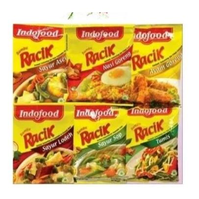 

BUMBU RACIK INDOFOOD SACHET NASI GORENG | LODEH | ASEM | IKAN GORENG | AYAM GORENG KEMASAN 3x20gr