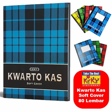 

Buku Kwarto Kas 2 Kolom Soft Cover KIKY Isi 80 Lembar