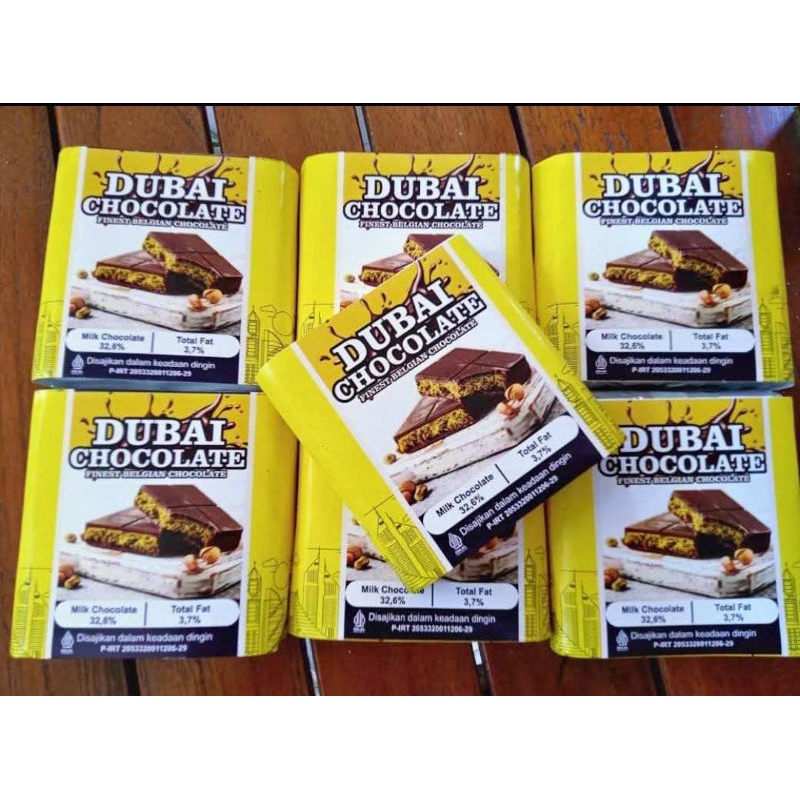 

Nycyta Home Chocolate Dubai Milky Pistachio Kunafe Ukuran Kecil 130Gr