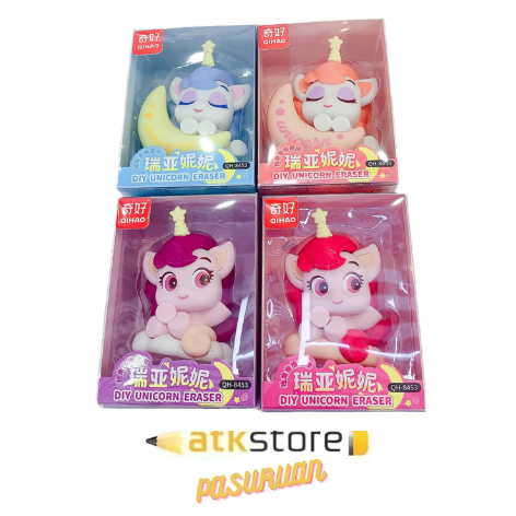 

QiHao Eraser Unicorn QH 8453 - Penghapus Unicorn QiHao Lucu Unik