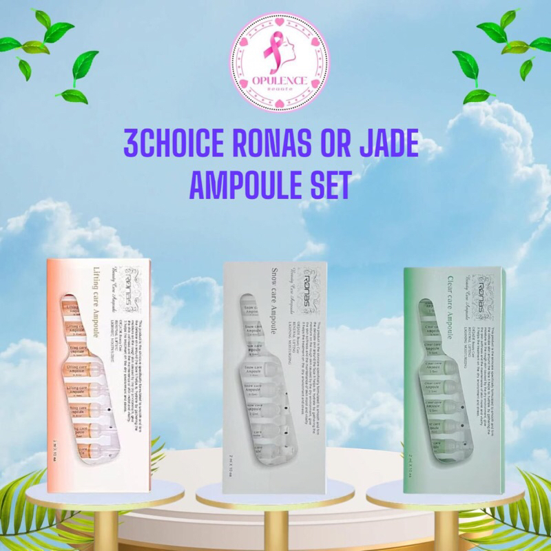 3 Pilihan Ronas ‘Or Jade Ampoule Serum Snow Care / Lifting Care / Clear Care Serum Korea Terbaru Pil