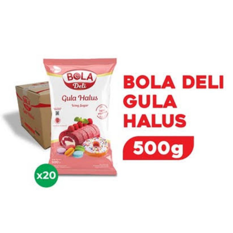 

Gula Halus BOLA DELI 500 GRAM x 20