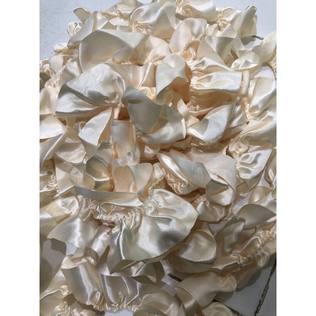 

# Kain Renda Kerut Serut Pita Satin 5cm (per 6 meter)